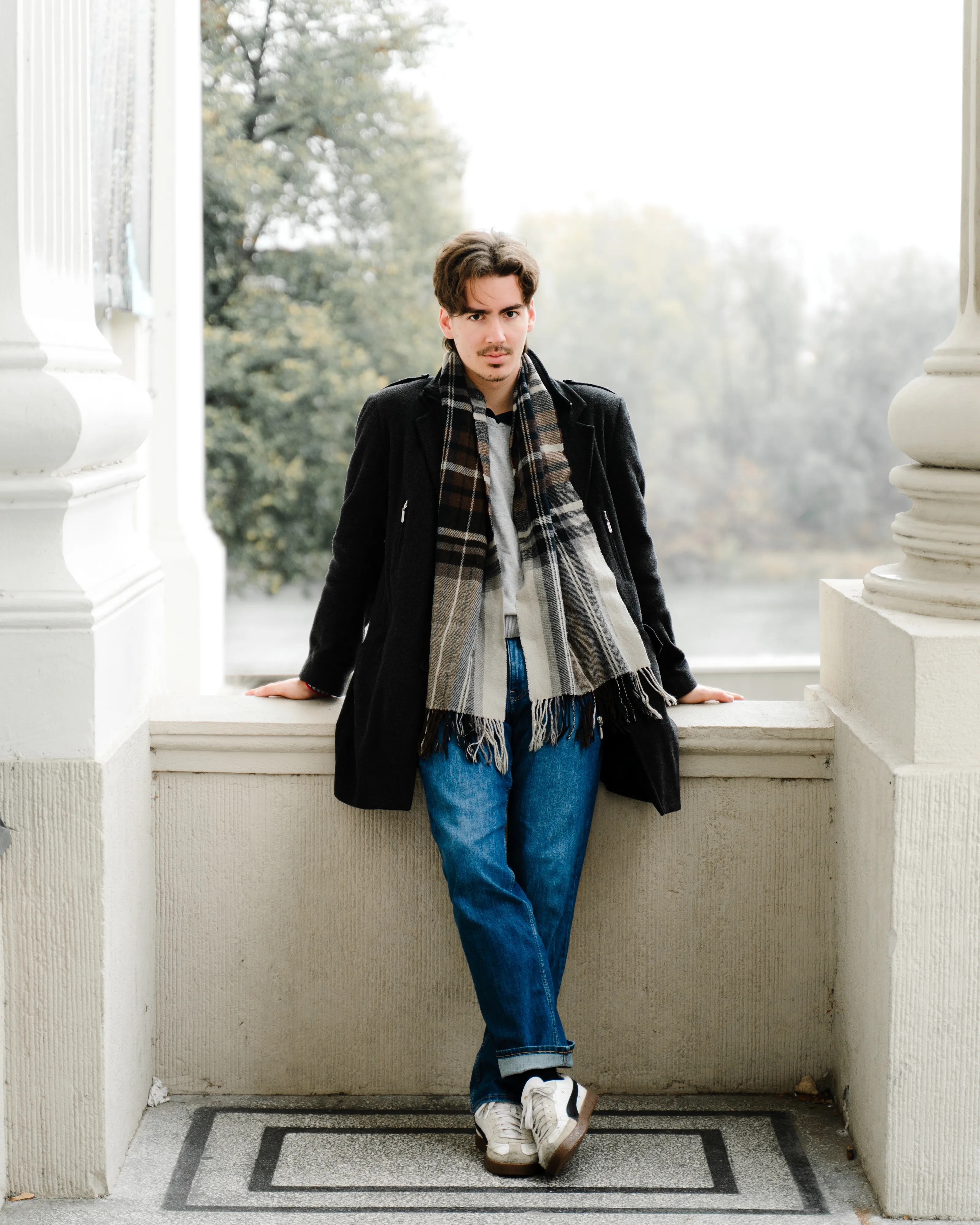 Confident posing image