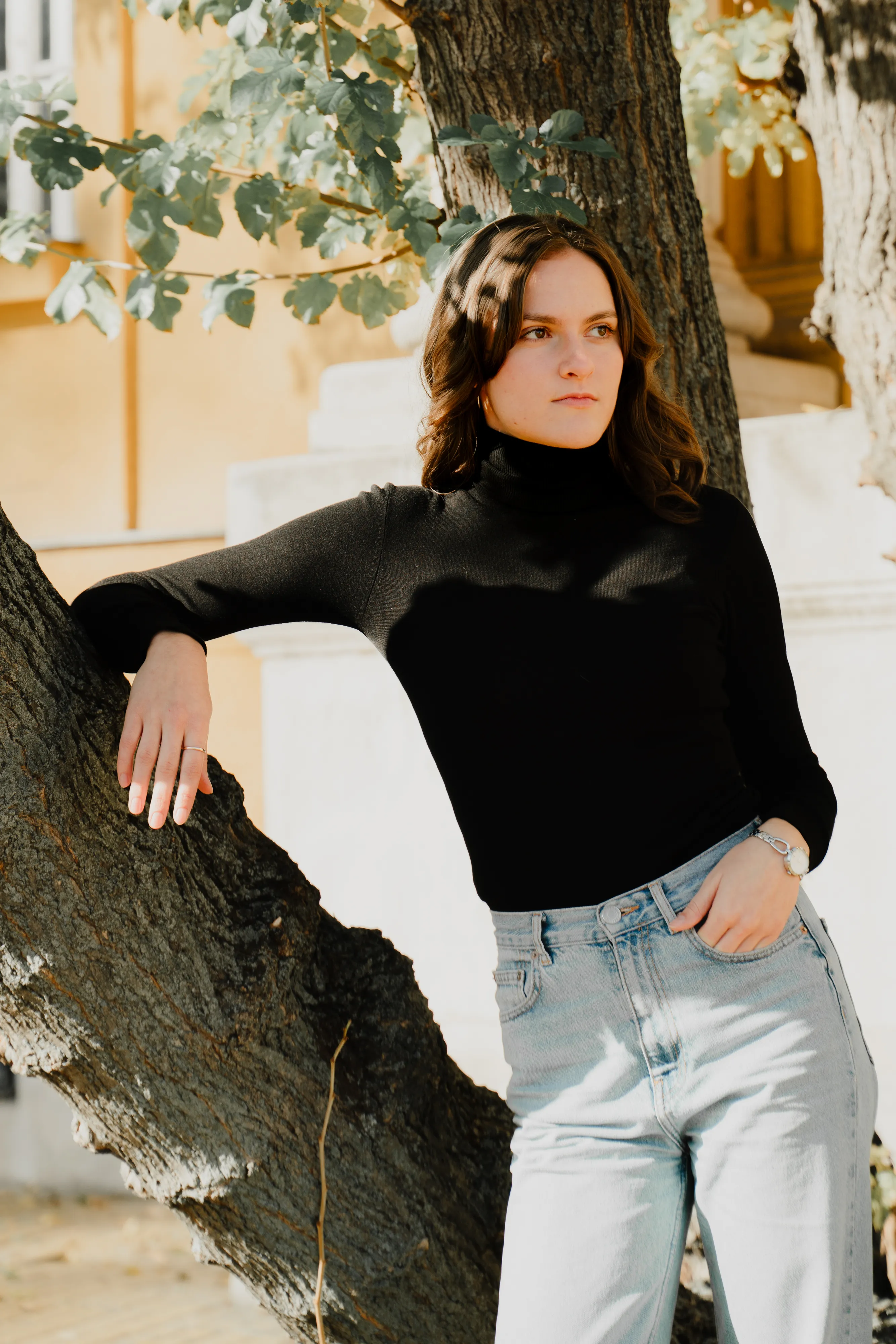 Confident posing image