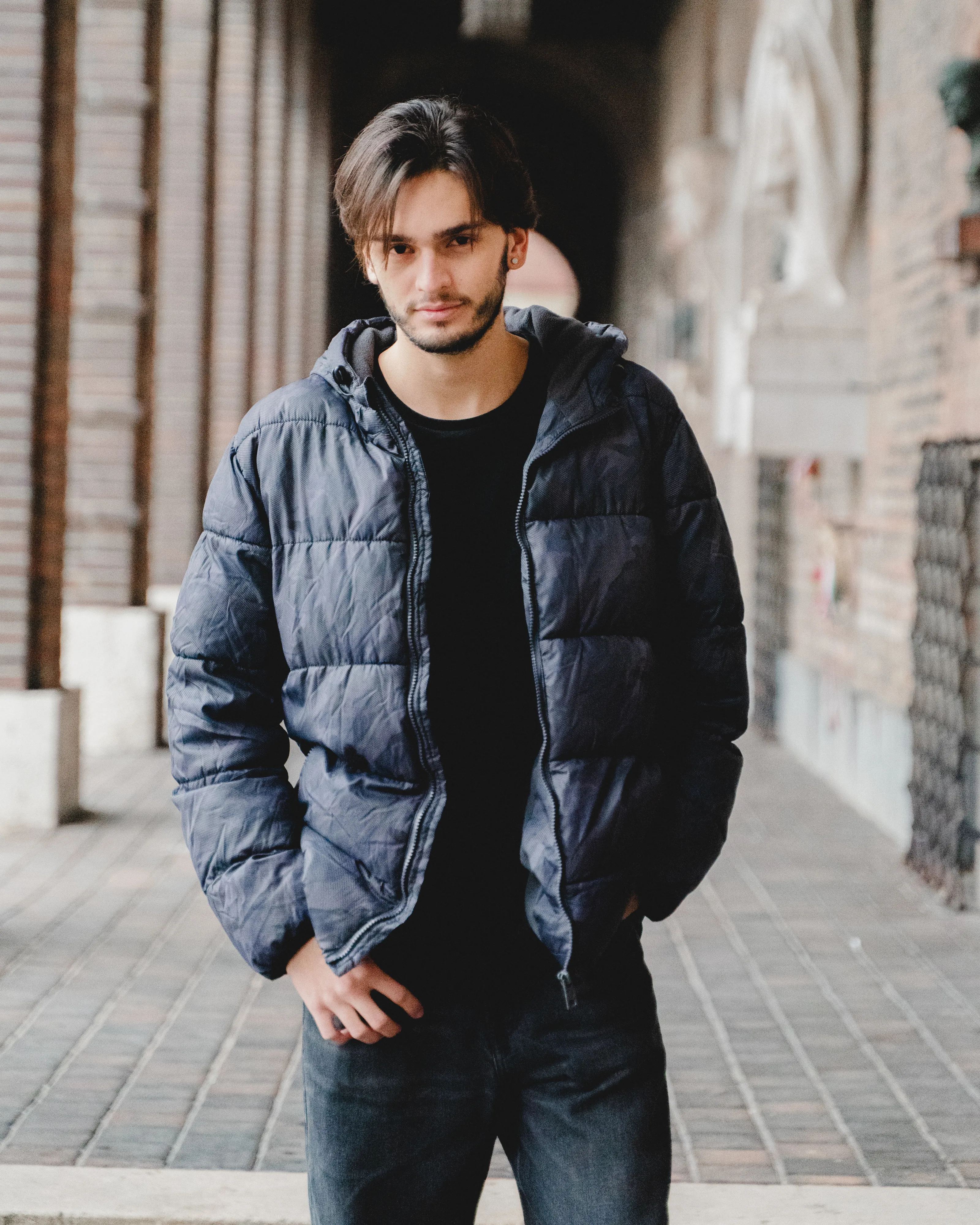 Confident posing image