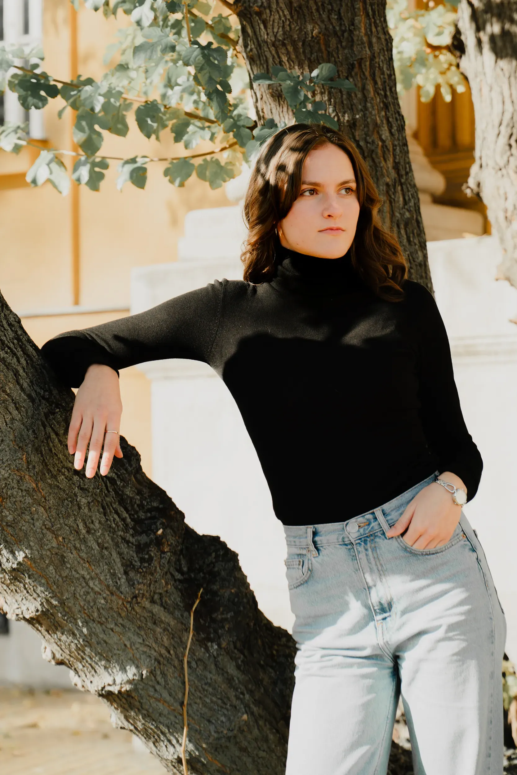 Confident posing image