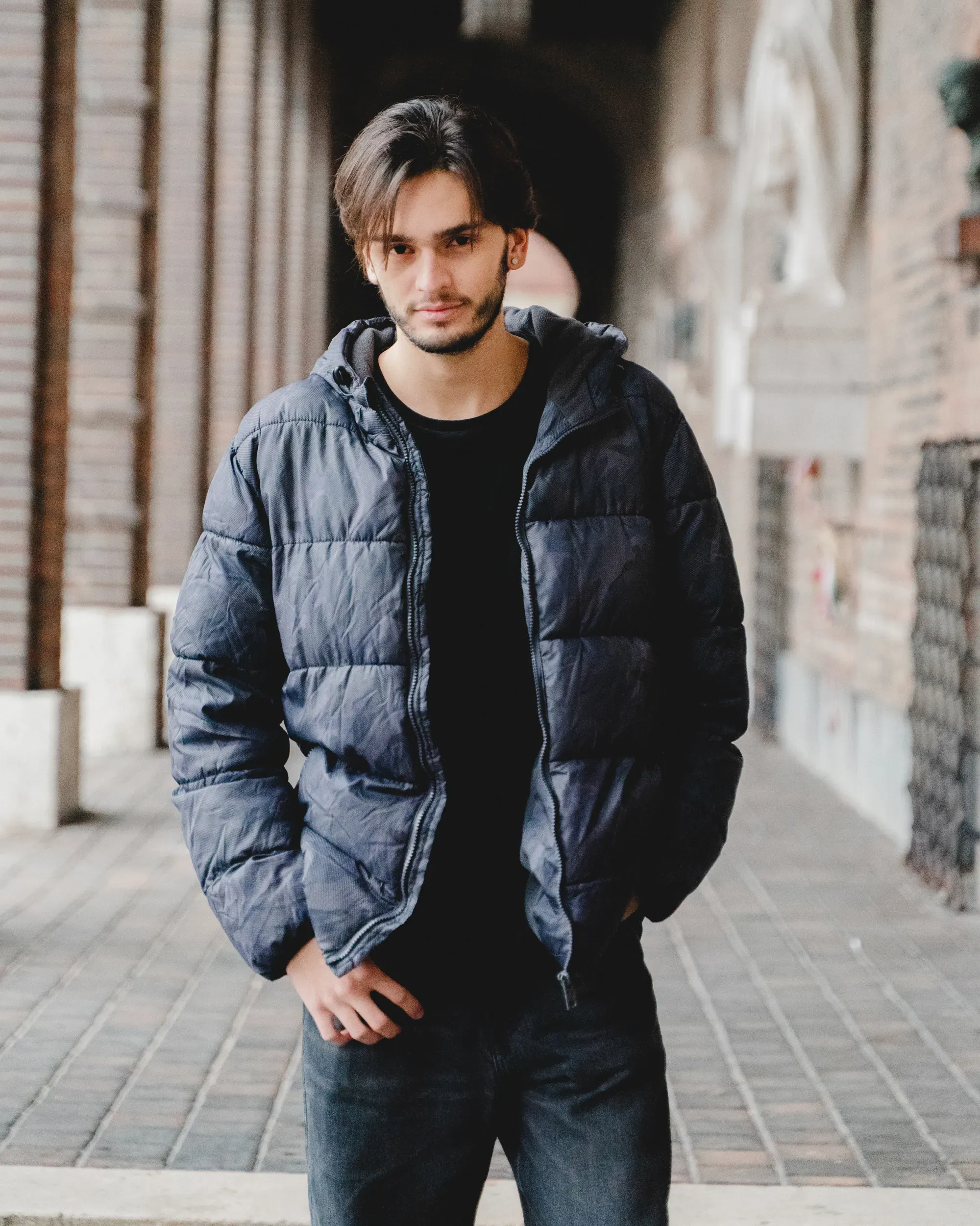 Confident posing image