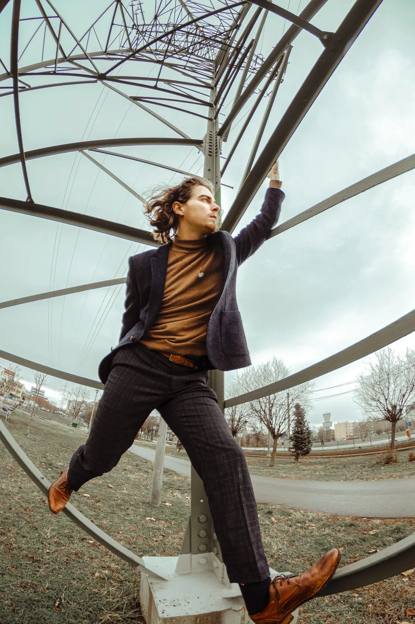 Confident posing image